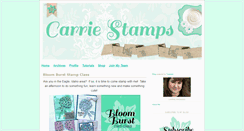 Desktop Screenshot of carriestamps.com